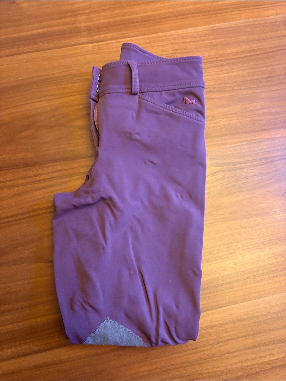 RJ Classics Plum Size 12 Children's Front Zip Breeches